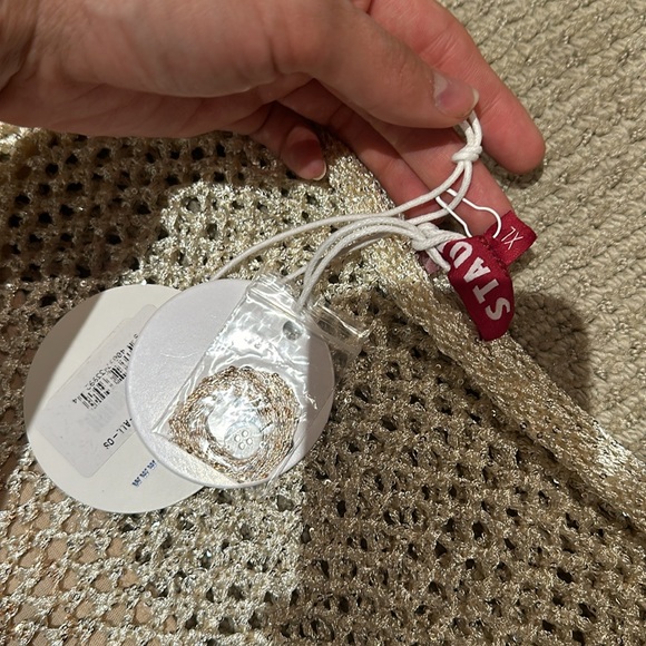 Staud Constanza Sequined Netted Maxi Dress - Picture 4 of 5